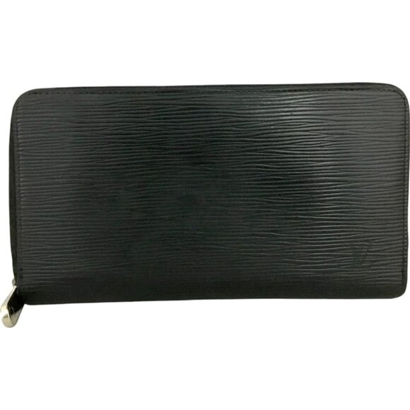 120176BR (L1) Louis Vuitton Wallet Long Organizer Black Epi Leather - Picture 1 of 9